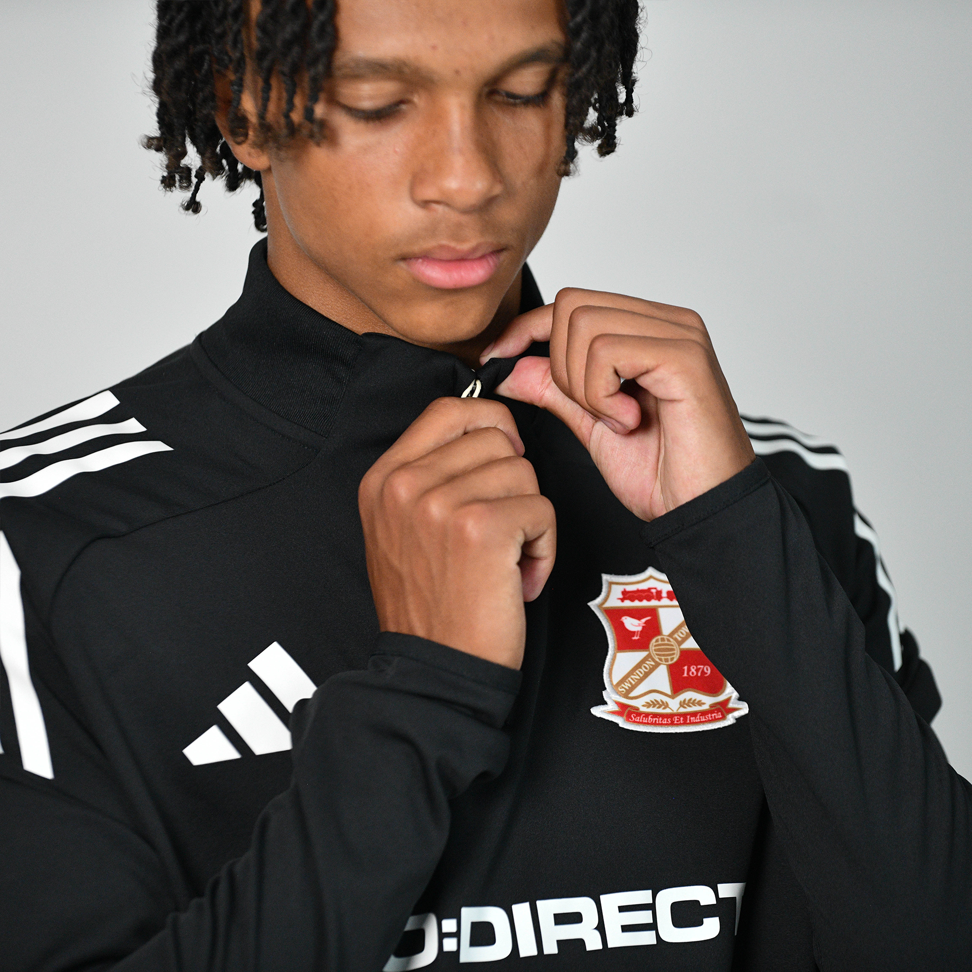 Swindon Town x Adidas Drill Top - Adults