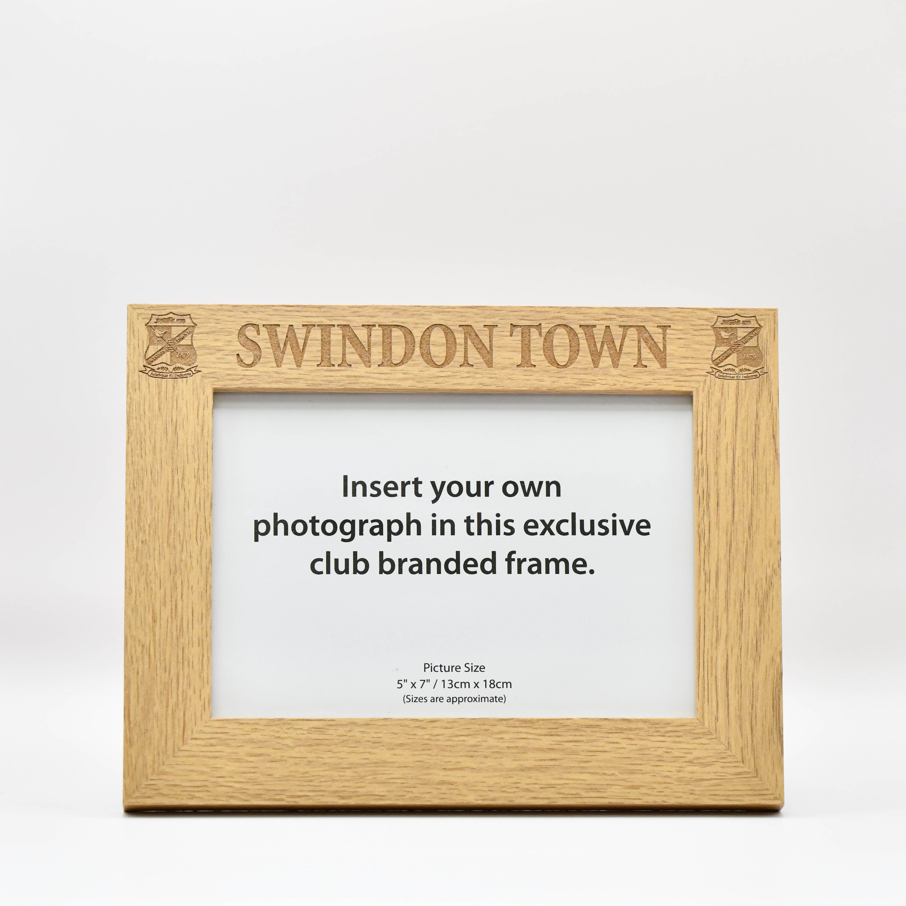 Swindon Town Wooden 7x5 Photo Frame