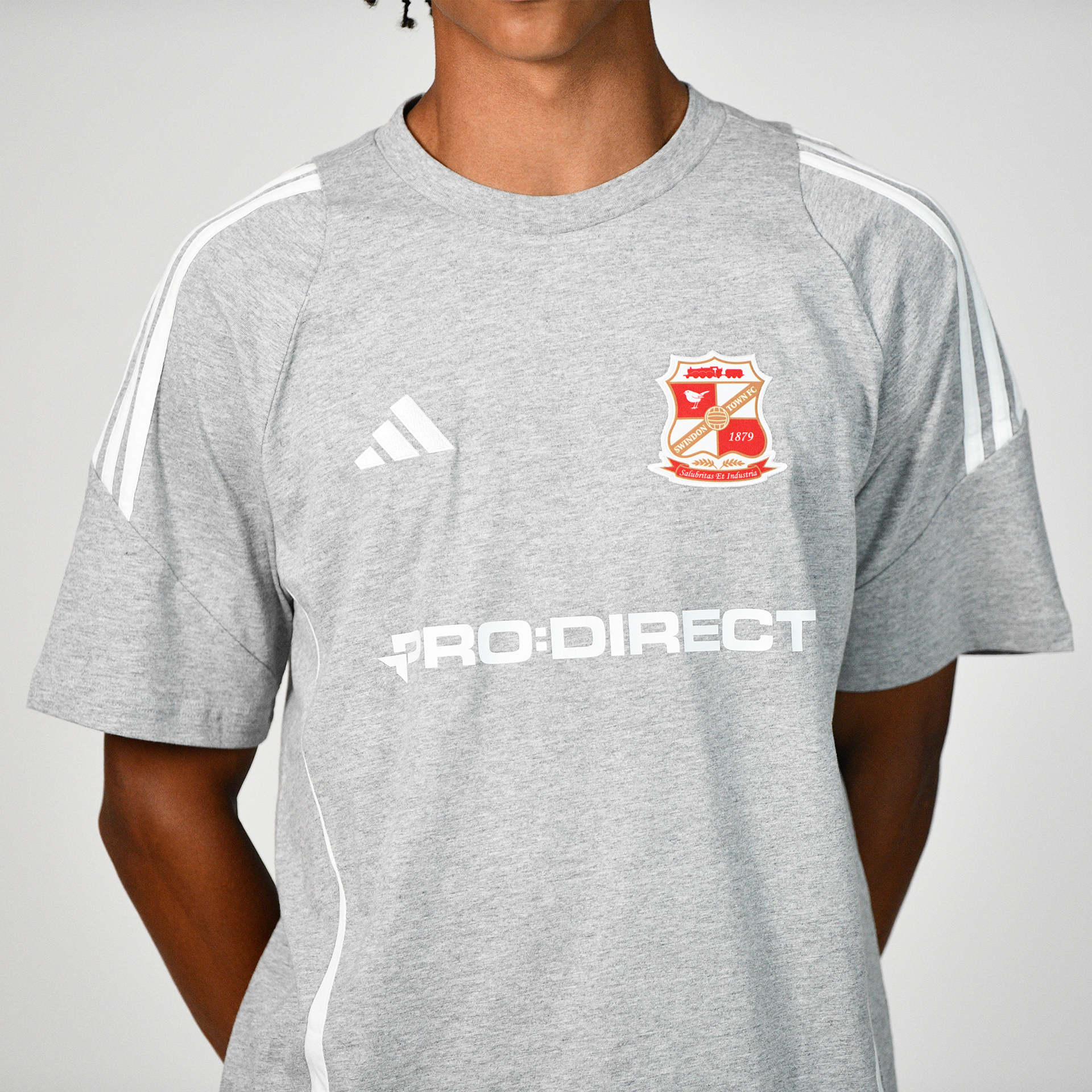 Swindon Town x Adidas Travel Tee - Adults