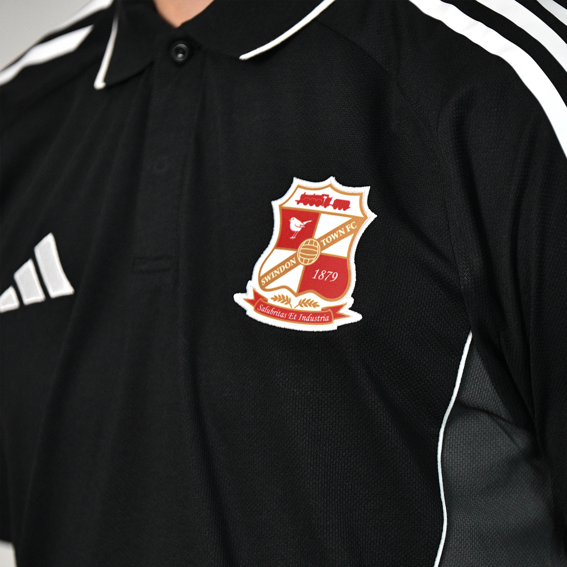 Swindon Town x Adidas Travel Polo - Adults