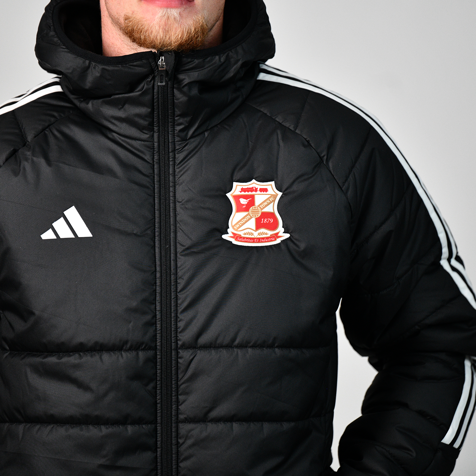 Swindon Town x Adidas Winter Coat - Adults