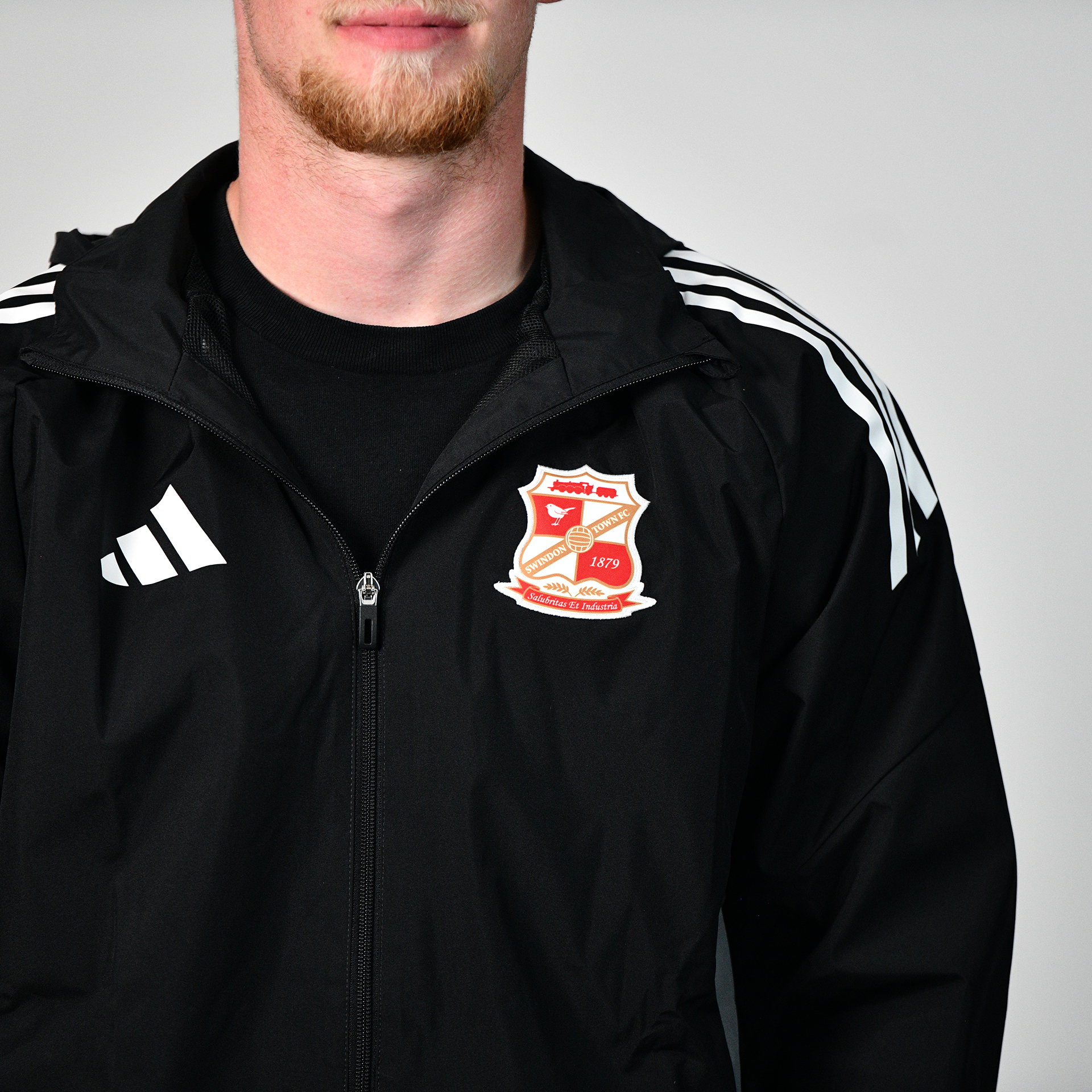 Swindon Town x Adidas Rain Jacket - Adult