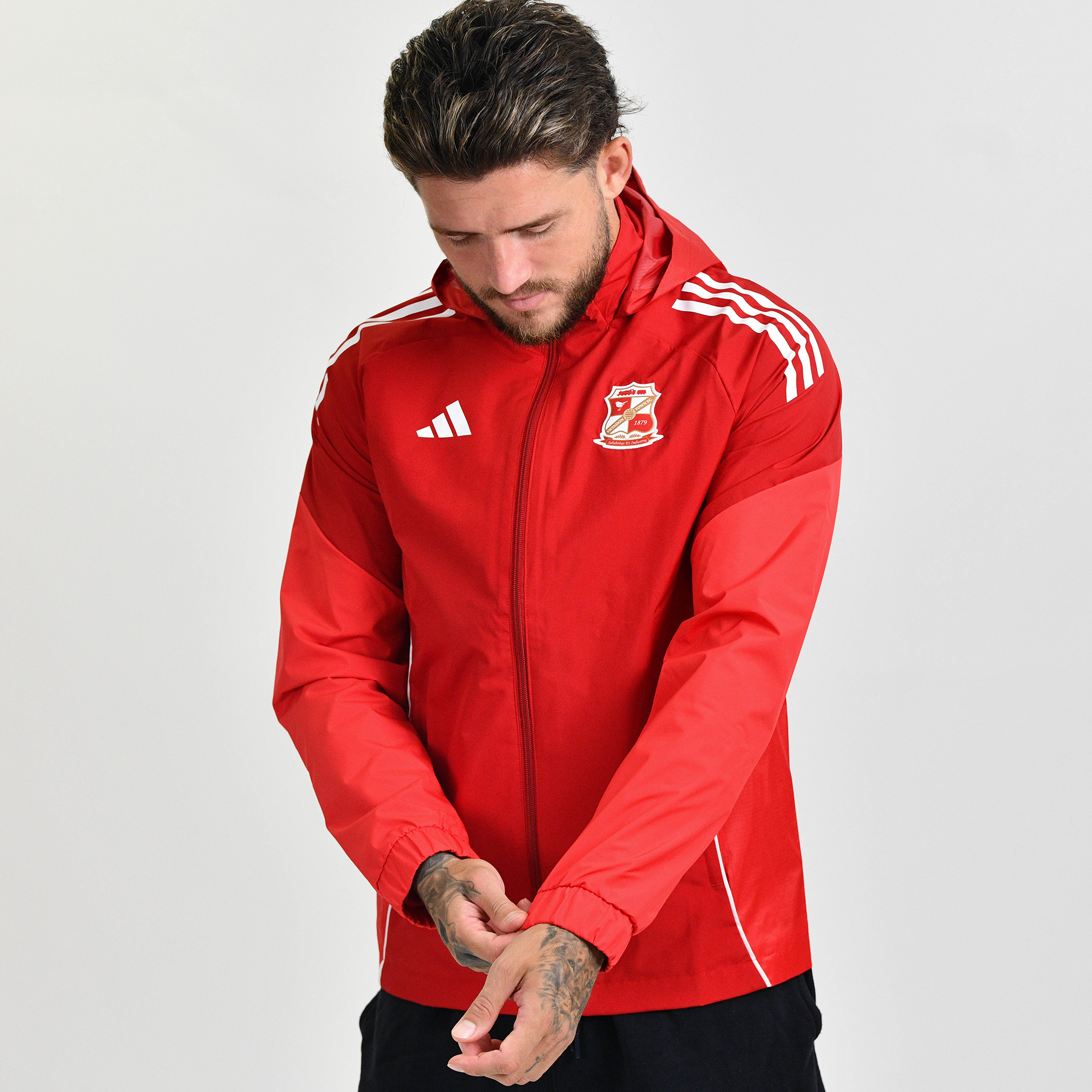 Swindon Town x Adidas Rain Jacket - Juniors