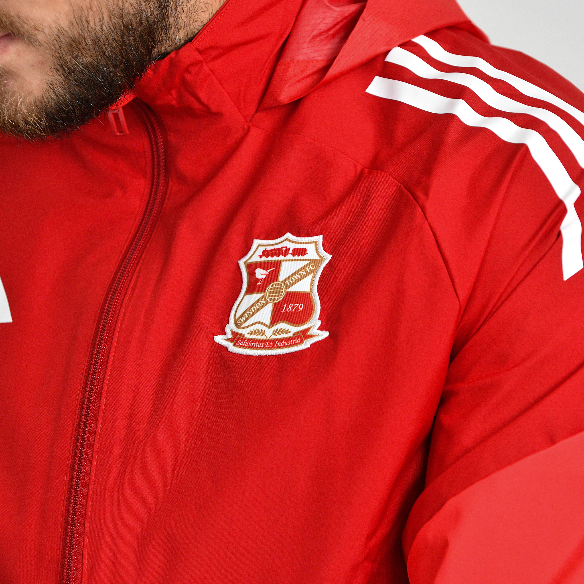 Swindon Town x Adidas Rain Jacket - Juniors