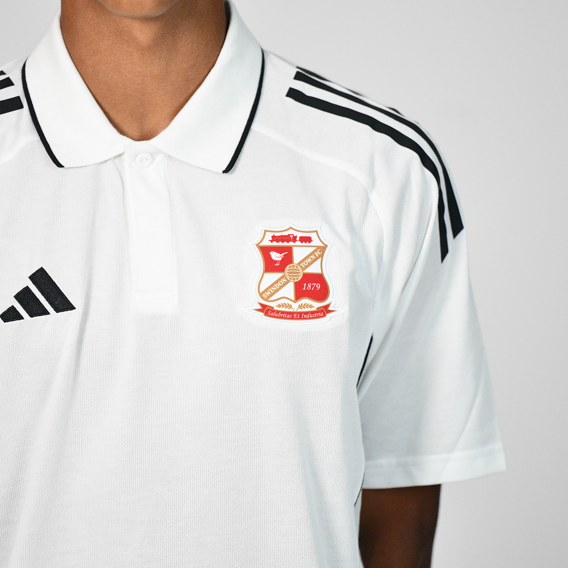 Swindon Town x Adidas Travel Polo - Adults