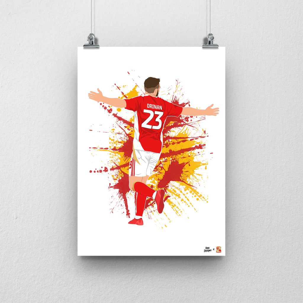 Aaron Drinan Print A3 - Dan Designs