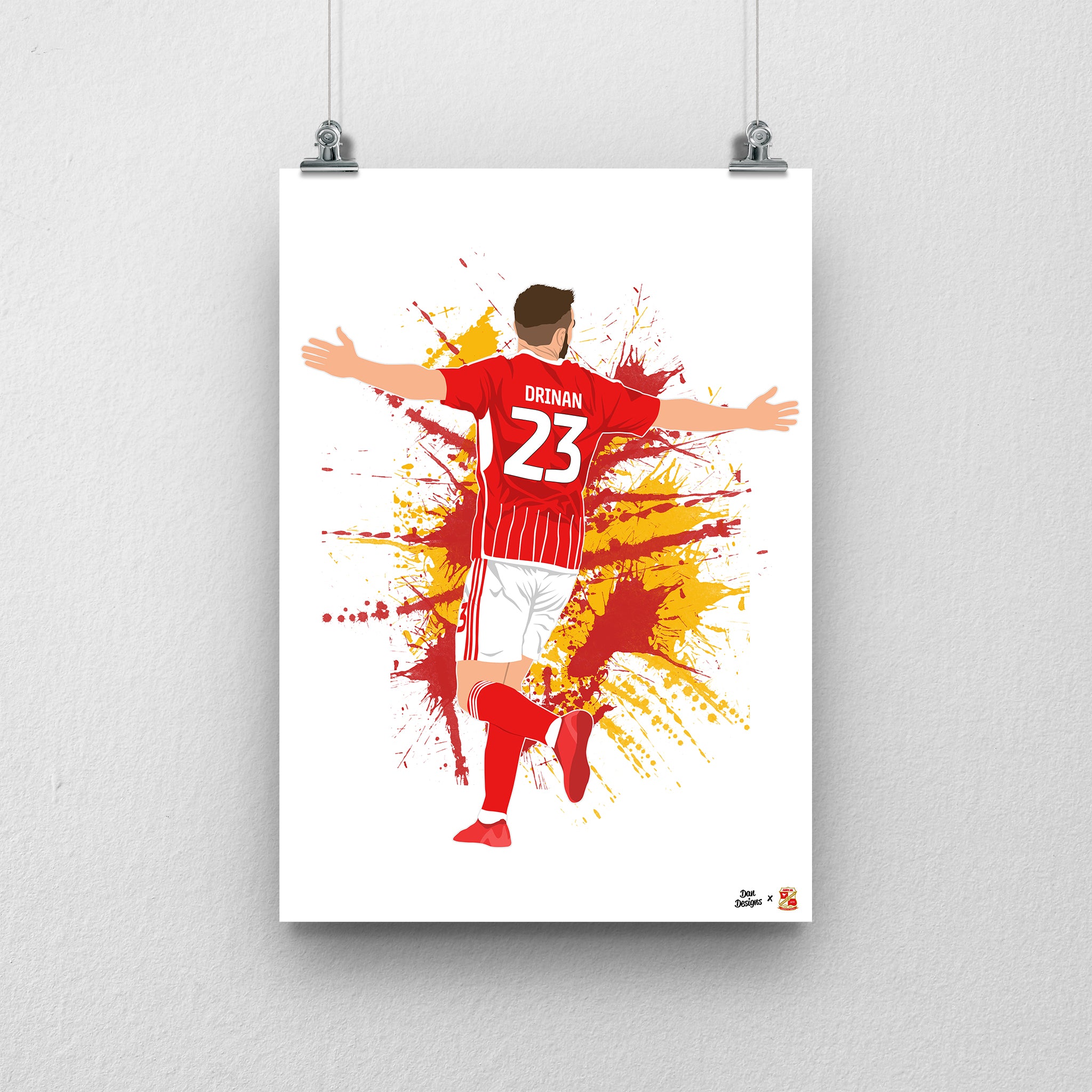 Aaron Drinan Print - Dan Designs