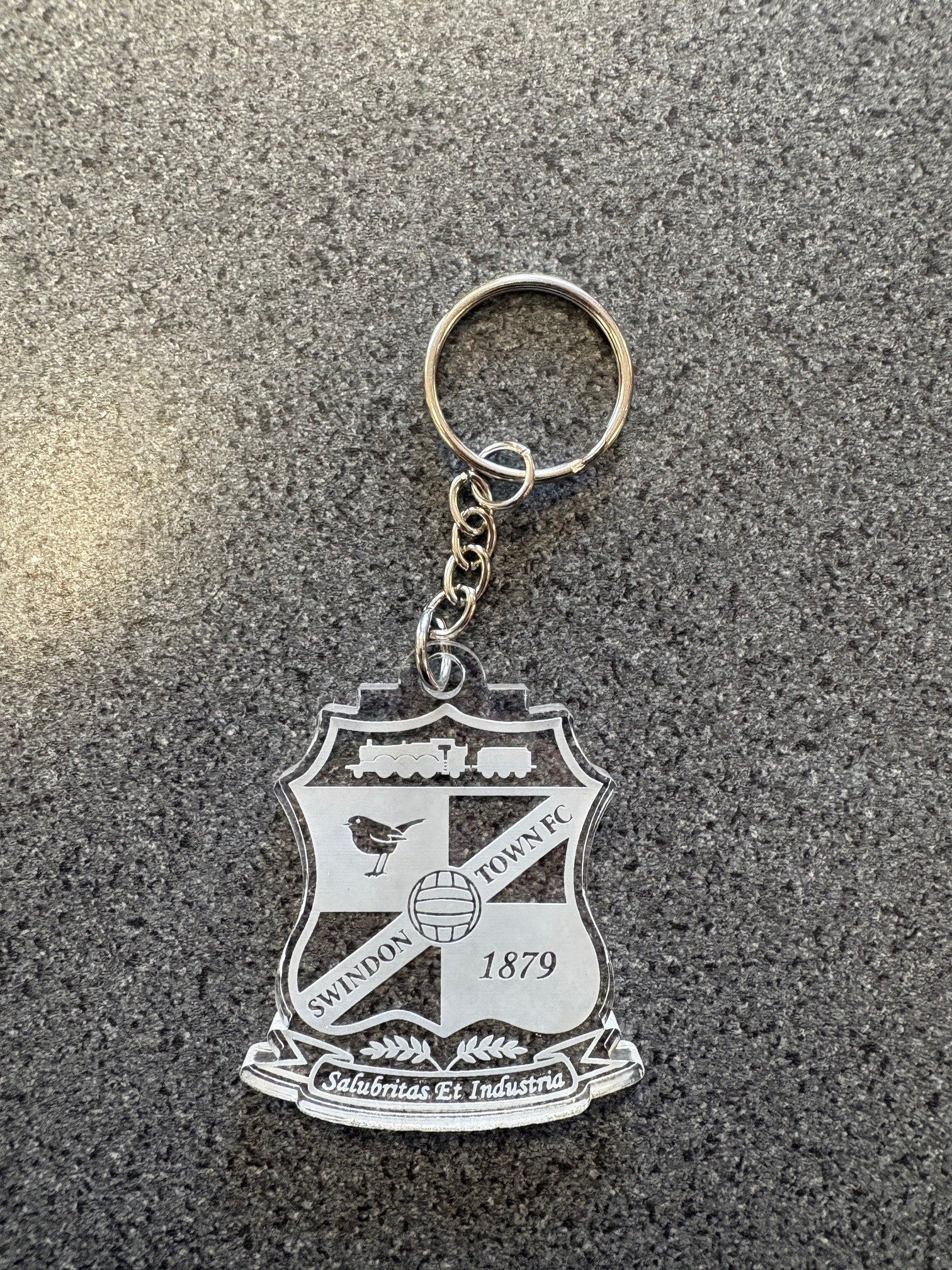 Acrylic Club Crest Keyring