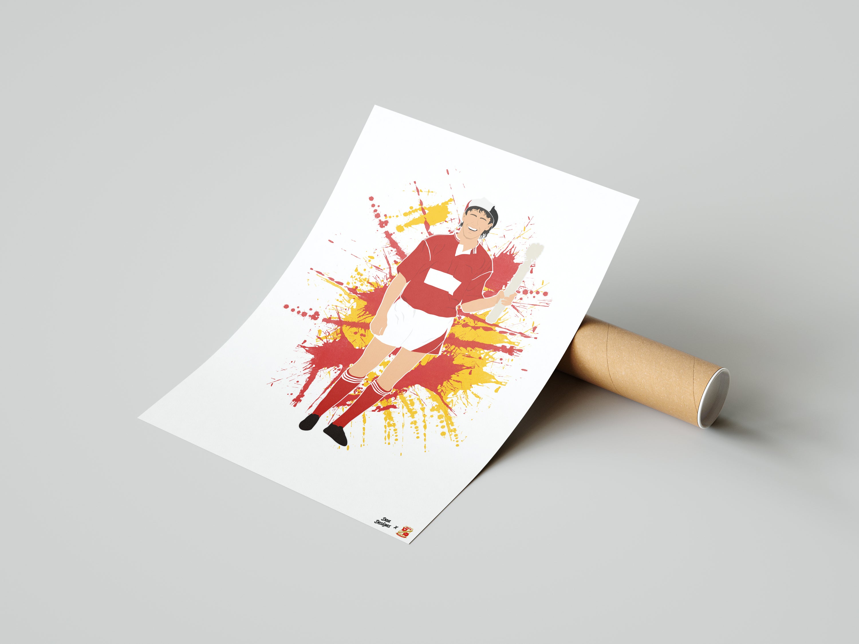 Alan Mcloughlin Print A3 - Dan Designs