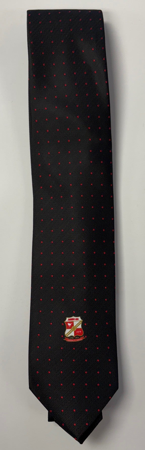 Black and Red Dot Tie