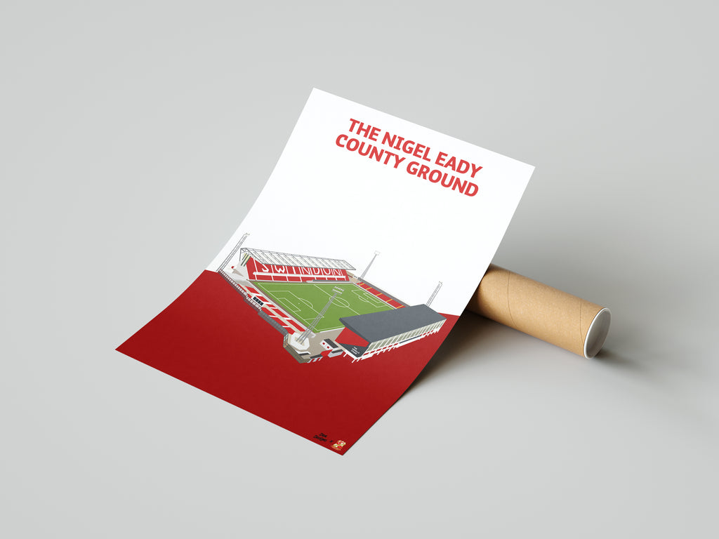 The County Ground Print A3 - Dan Designs