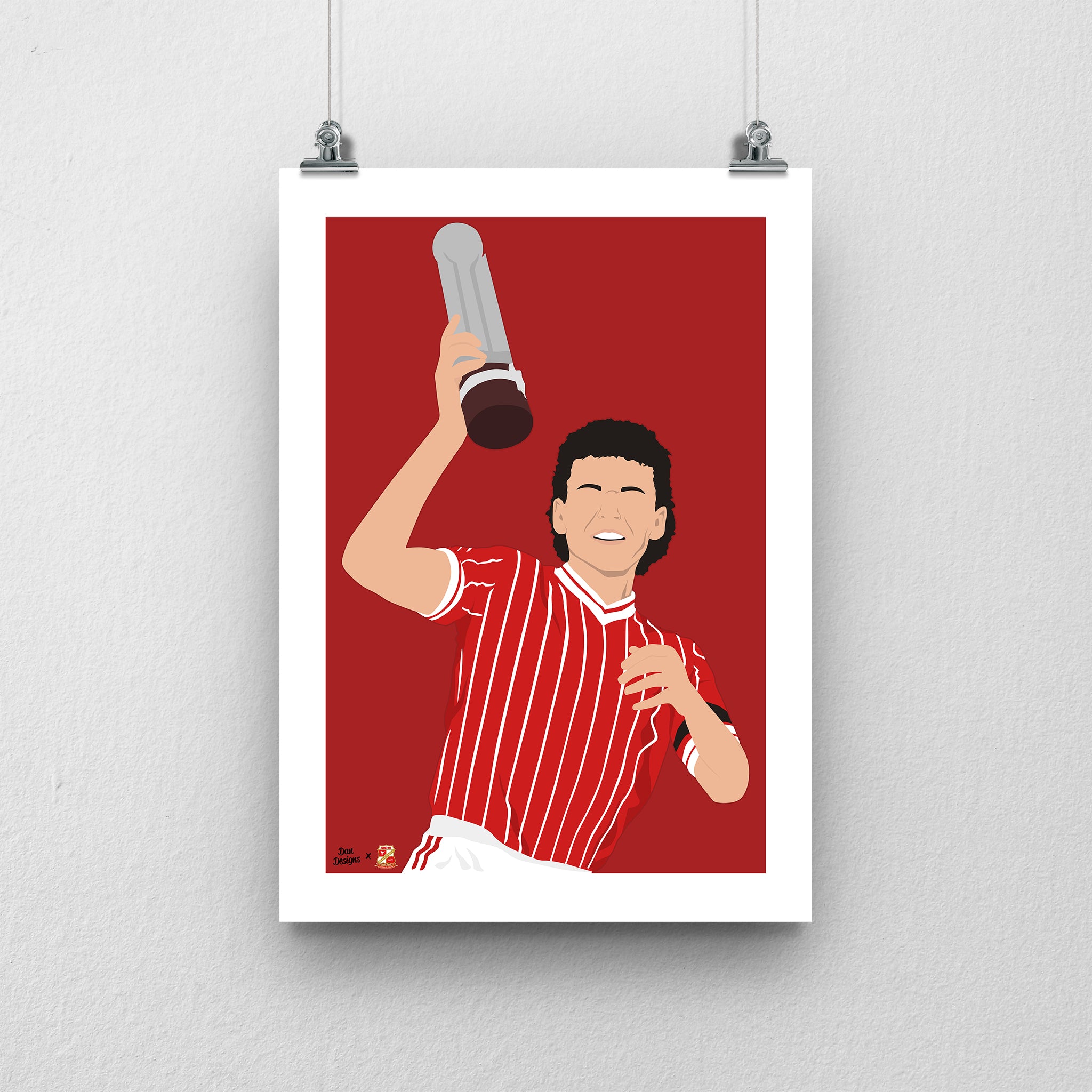 Colin Calderwood Print A3 - Dan Designs