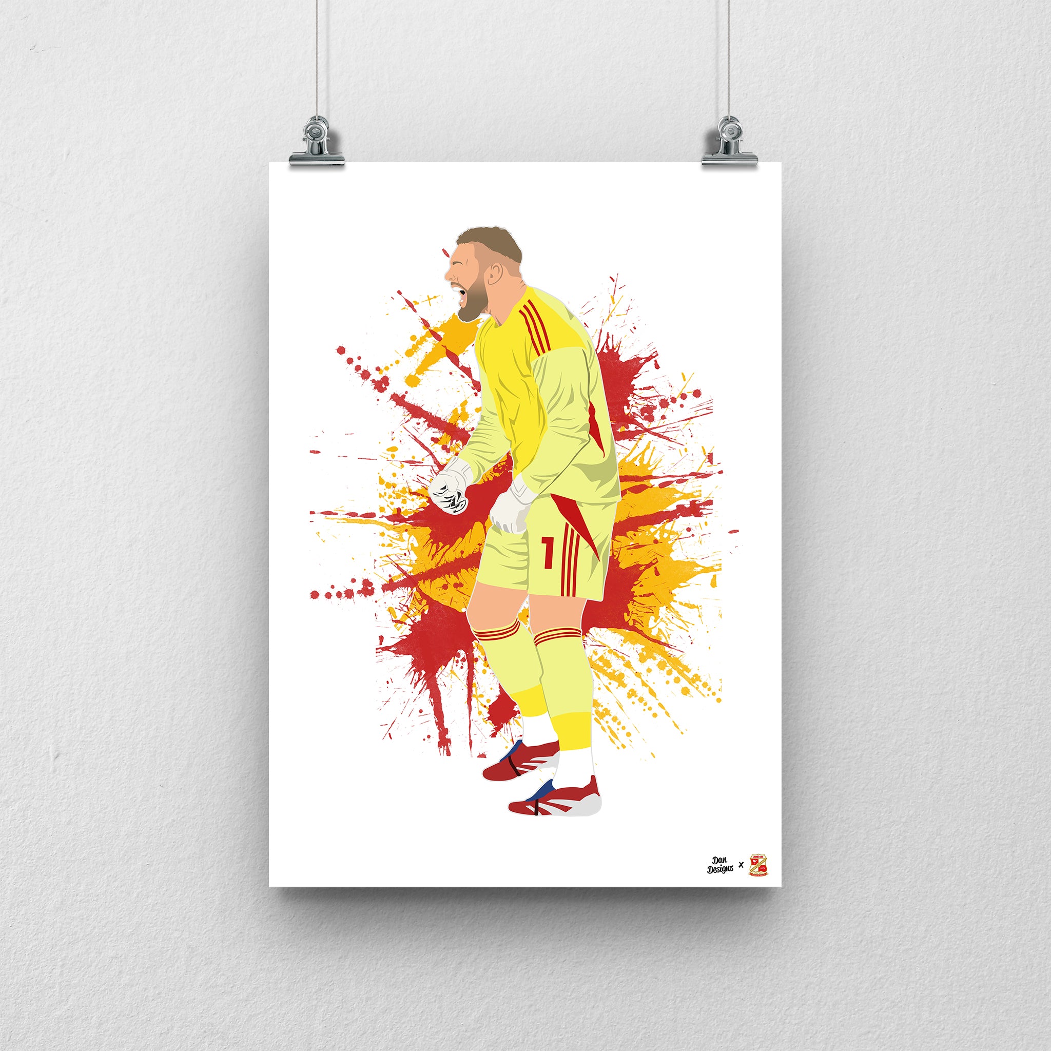 Connor Ripley Print A3 - Dan Designs