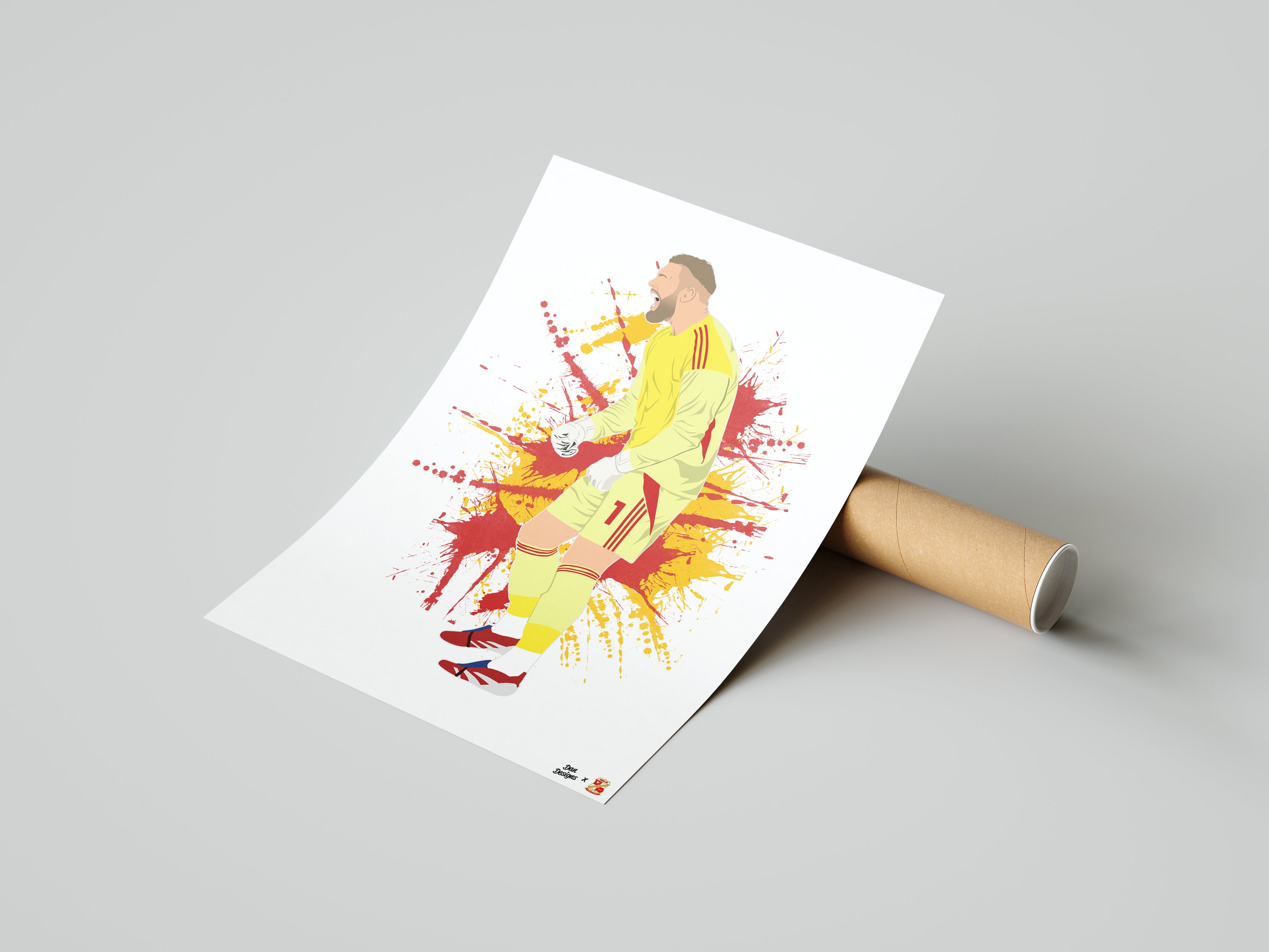 Connor Ripley Print A3 - Dan Designs