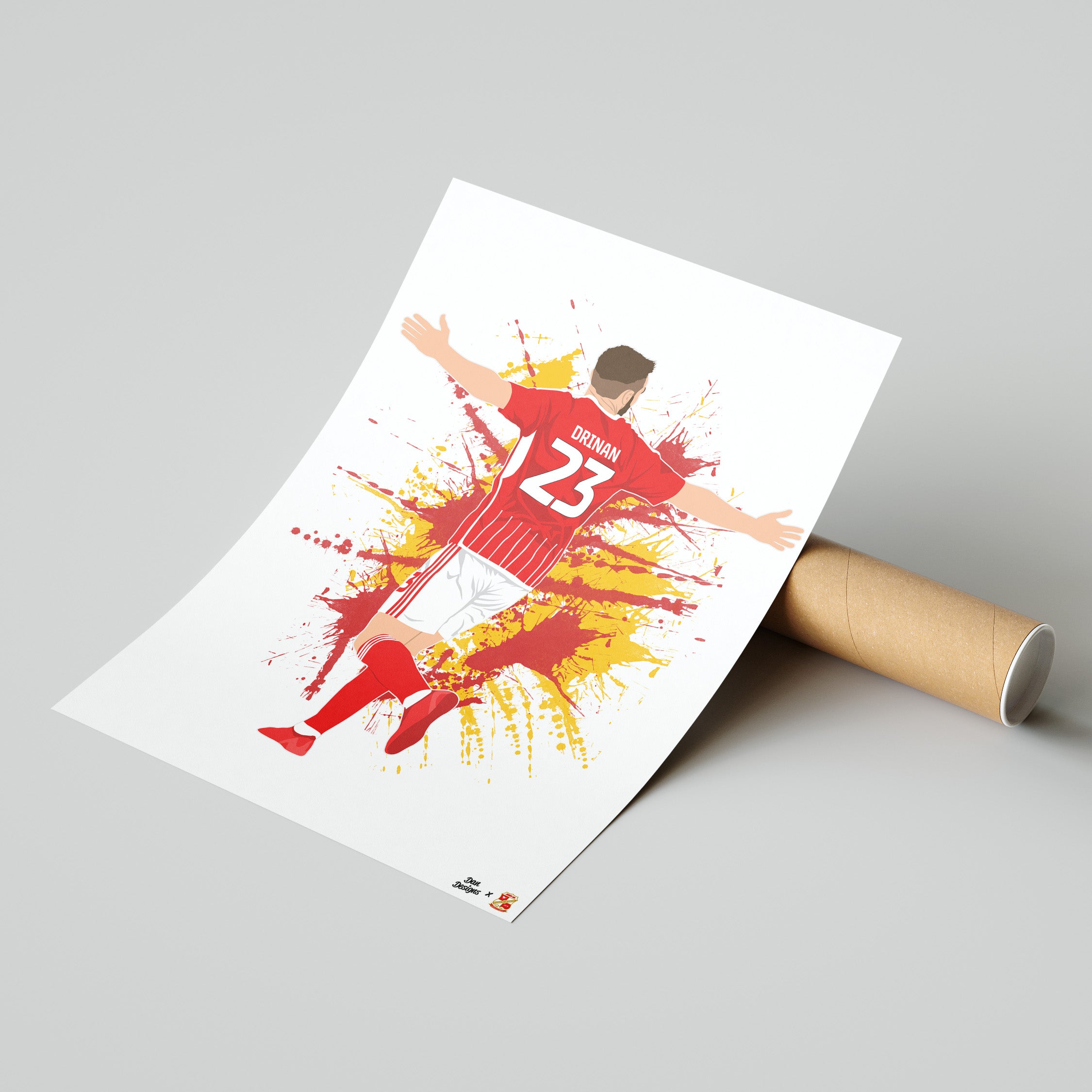 Aaron Drinan Print - Dan Designs