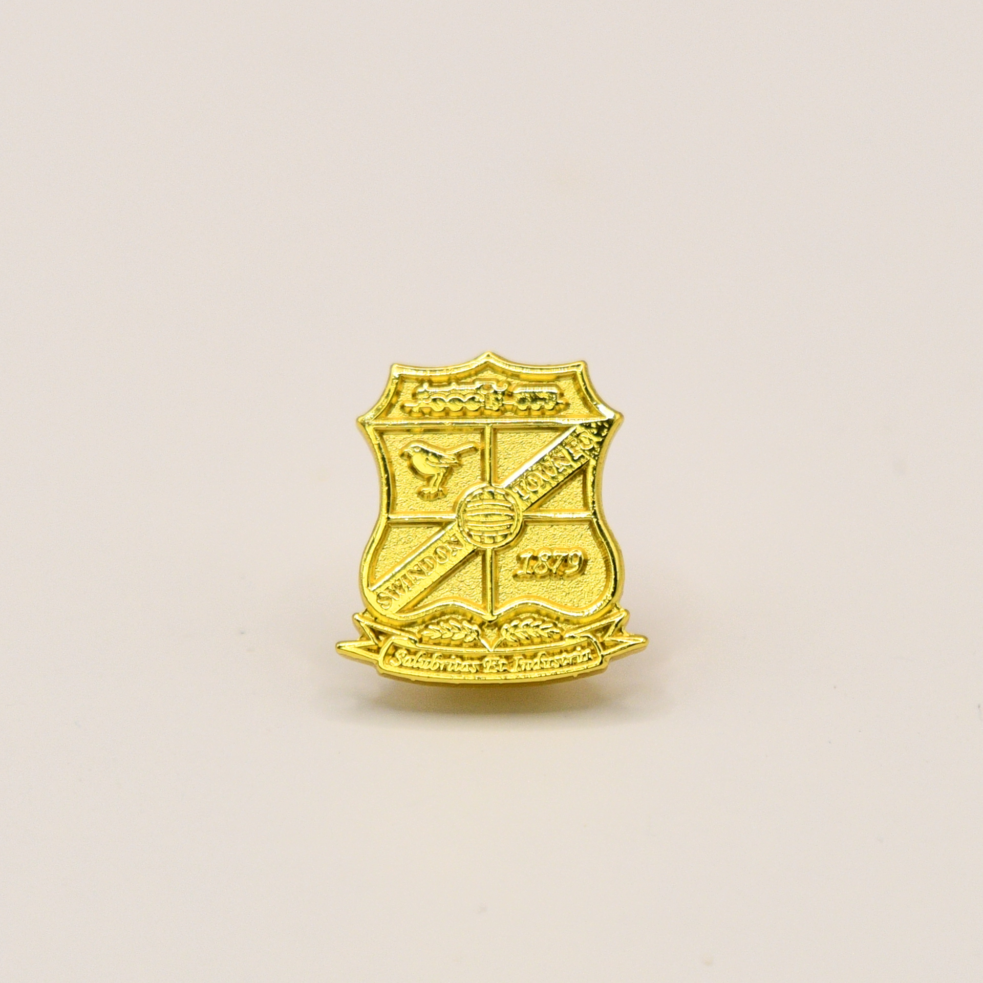 Swindon Town Gold Crest Pin Badge