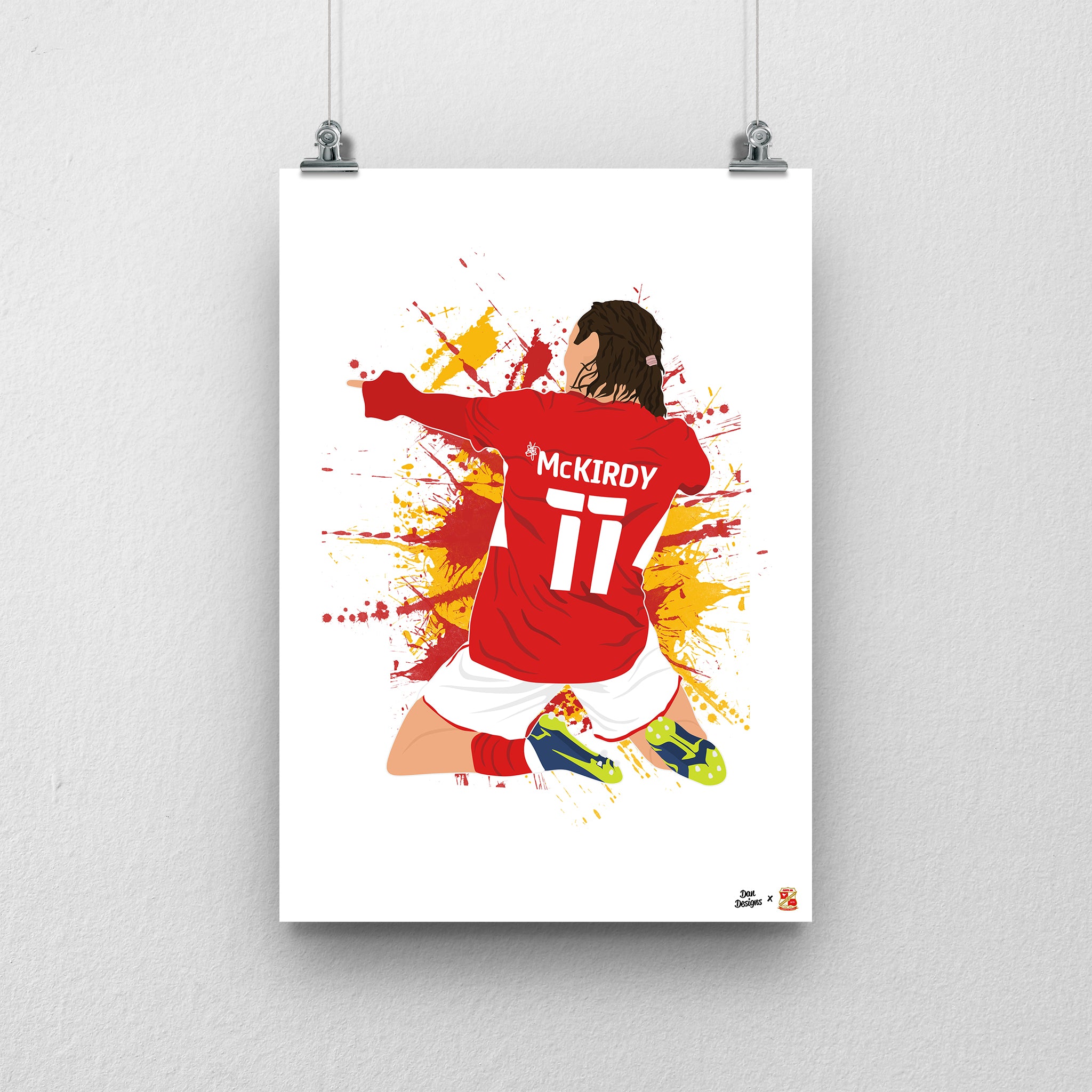 Harry McKirdy Print A3 - Dan Designs