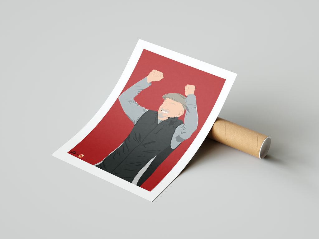 Ian Holloway Print A3 - Dan Designs