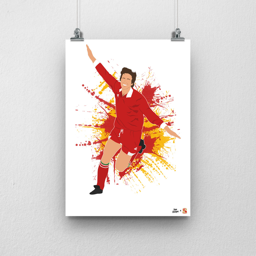 Jan Aage Fjortoft Print A3 - Dan Designs