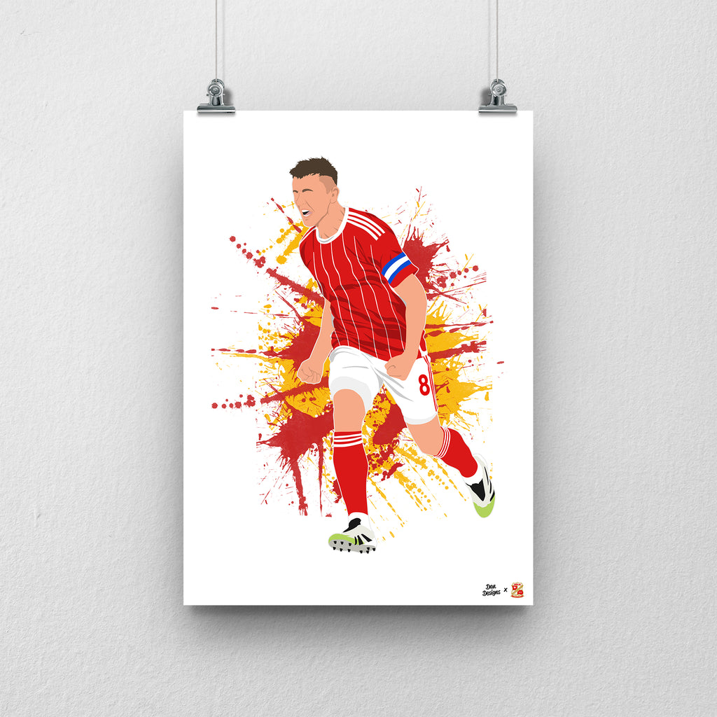 Ollie Clarke Print - Dan Designs