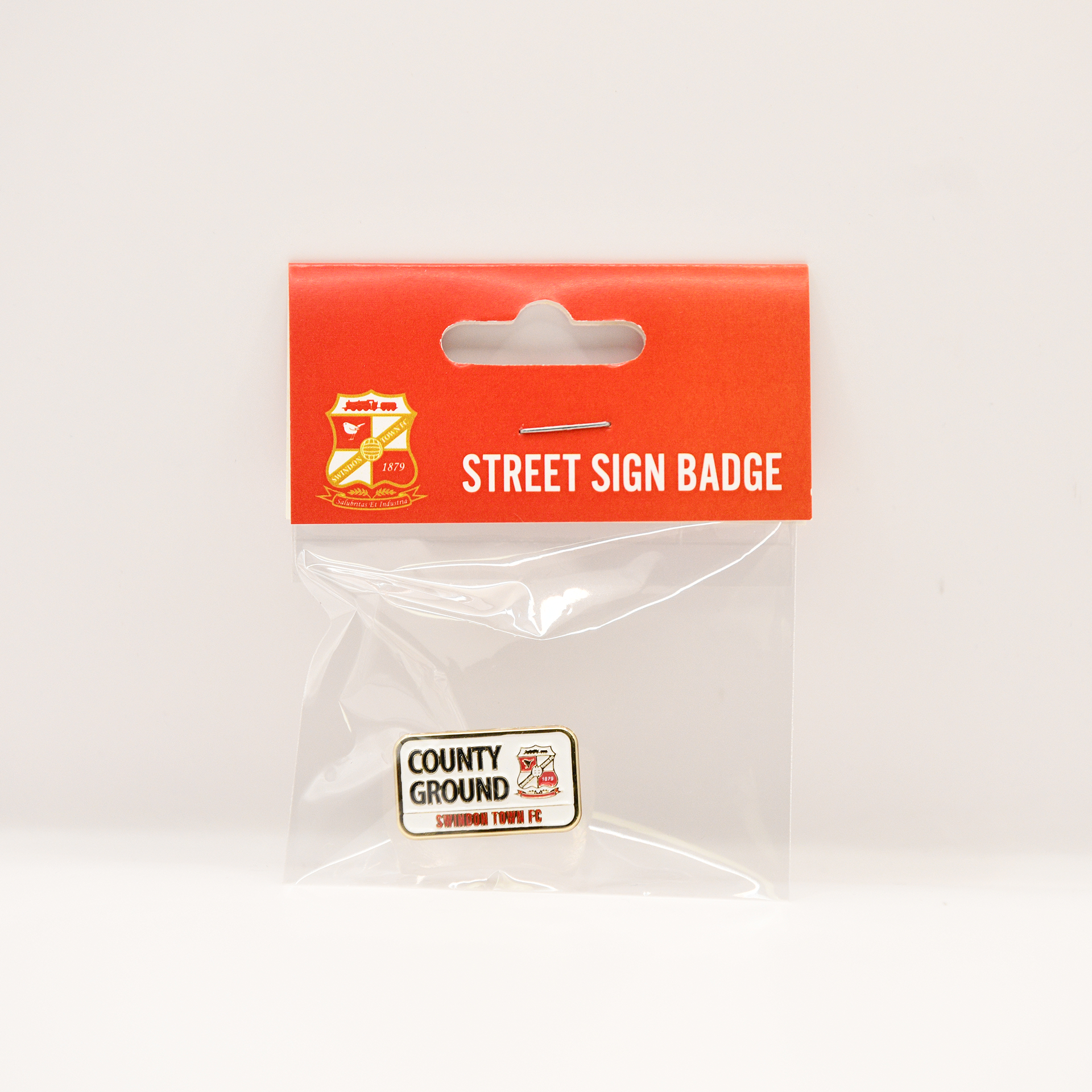 Swindon Town Street Sign Pin Badge